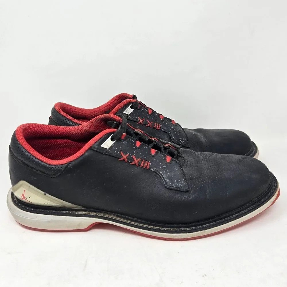NIKE JORDAN ADG 5‎ Low Golf Shoes Black Red Fq7874-001 Men's Size 7.5